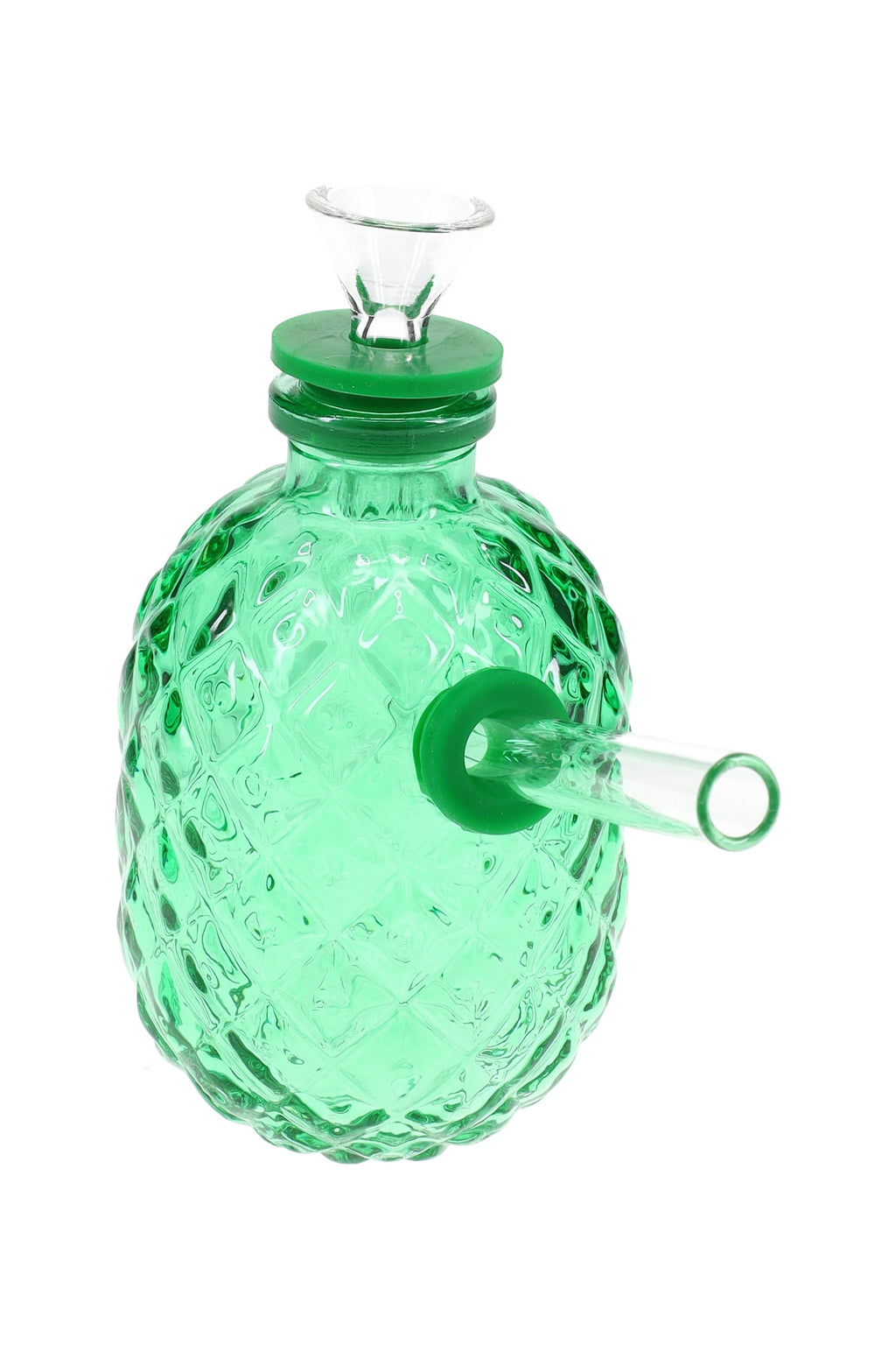 Primate Glass Pineapple Mini Bong “Tropical Sipper” – 4″