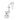 Front three-quarter view of the clear Honeybee Herb J Drop Down shown against a white background, highlighting its bent drop‑down tube, two round reinforcement rings, and logoed joint.