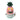 Front view of the 100ml Storage Jar, a clear glass container with a textured surface and metal clamp closure.