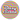 Top-down view of the Blazy Susan 8" Silicone Tray Mat showing bold white "Blazy Susan" lettering centered on concentric rainbow-striped zigzag bands.