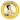 Close-up circular logo showing a retro waitress holding a tray and cigarette, featuring the Blazy Susan 8" Silicone Tray Mat.