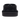 Front-facing view of a black Blazy Susan Dab Station with three upper compartments and multiple circular slots across the middle, photographed on white.
