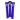 Close-up top-down view of three blue glass pieces grouped side-by-side, showing the rounded rims and hollow tubes of the DankStop Color Diffused Downstem - 3 in.