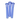 Close-up, top-down view of three light blue DankStop Color Diffused Downstem - 3 in. pieces arranged side-by-side on a white background.