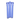 Close-up front view of three light blue DankStop Color Diffused Downstem - 4 in. tubes standing side-by-side against a white background.