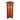 Top-down view of three amber glass tubes arranged side by side, showing the frosted joint tops and glossy, slightly ribbed ends of the DankStop Color Diffused Downstem - 4.5 in.