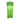 Top-down close-up of three green DankStop Color Diffused Downstem - 4.5 in. glass tubes aligned side by side on a white background.