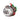 Close-up front angle of the Empire Glassworks Puffco Pivot Glass Mouthpiece - Renew the Redwoods showing the clear inner bowl and textured red and green glass exterior.