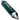 Angled close-up of the black 5in Famous Design - Astral Power Crystal Hand Pipe showing golden sun and moon artwork and a faceted crystal tip