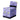 Three-quarter front view of a lavender display box of Blazy Susan Purize Activated Carbon Filter Tips - 10ct - Display Box showing neat rows of individual purple 10-count packs with retro logo artwork.