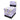 Three-quarter front view of a purple display box of Blazy Susan Purize Activated Carbon Filter Tips - 10ct - Display Box showing neatly arranged Xtra Slim packs.