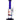 Straight front view of the DankStop Straight Tube Colored Glass Bong | Blue showing its tall blue neck, clear cylindrical chamber with orange graphic, and side bowl.