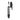Vertical front view of the silver Penjamin Permanent Marker Vaporizer with its black cap removed and placed to the right on a white background.