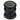 Front view of the Plastic Magnetic 3-Part Herb Grinder, showing its stacked, metallic components with a dark, glossy finish.