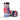 Two-pack product shot showing one upright and one lying tube of Blazy Susan Grateful Dead Pre-Rolled Cones - 98mm - 50ct with blue-tipped cones visible through clear plastic and red Grateful Dead labels.