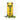 Front-facing view of the green Honeybee Herb Speckled Glass Nectar Collector displayed upright in yellow branded packaging with a second piece lying horizontally in front.