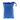 Front view of the 11" Storage Pouch with Zipper and Drawstring, a blue fabric pouch with a drawstring closure against a white backdrop.