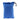 Front view of the 11" Storage Pouch with Zipper and Drawstring, a blue fabric pouch with a drawstring closure against a white backdrop.