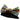 Front-facing close-up of a colorful fruit-patterned bow tie reflecting on a black surface, HeadyPet Dankstop EBHP-BOWTIE-FRUIT