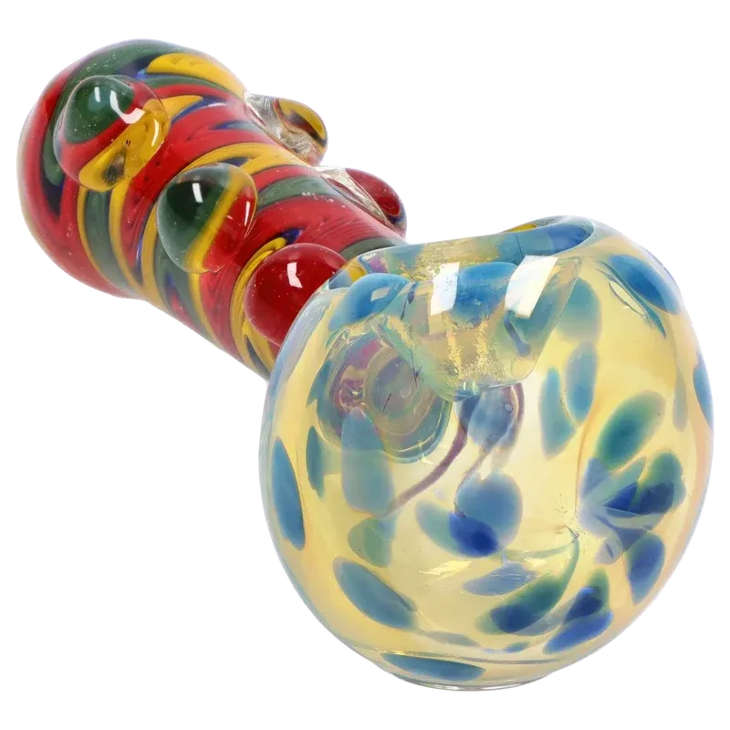 DankStop Bumpy Color Twist Fume Spoon Pipe
