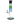 Pulsar Pulsar Four-Tone Straight Tube Glass Bong - 10.25" / 14mm F