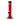 A front view of the 6-inch JM Plastics Mini Matching Straight Tube acrylic water pipe, showing a carb hole and simple design.