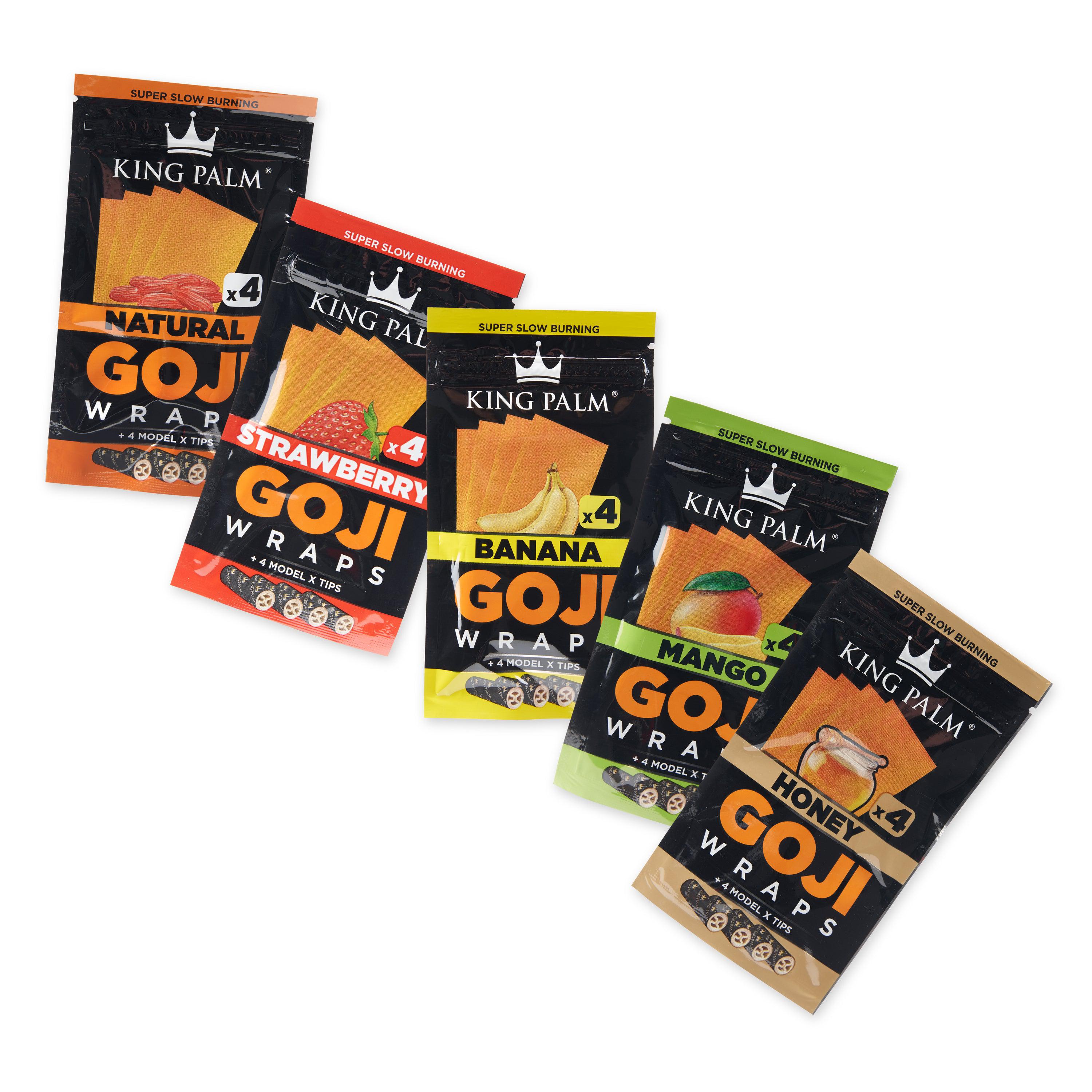 Goji Wraps - Mixed Bundle 5 Packs of 4 Wraps