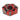 A top-down view of the Bangarang Silicone Ashtray featuring a dark gray, hexagonal design with circular indentations.