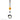 Top-down view of an Ooze Movez Wireless Speaker 510 Vape Battery hanging from a colorful lanyard, showing the black circular battery with white face and green logo.