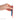 Hand holding the Ooze ConNectar by Stache - 510 Thread Dab Straw Vape Pen Attachment in a blue battery and red attachment against a plain white background.