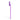 Straight-on view of a purple Ooze ConNectar by Stache - 510 Thread Dab Straw Vape Pen Attachment standing upright against a white background.