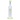 Straight-on view of the DankStop Dual Perc with Color Accents Bong - 15 in., showing its clear glass tube, visible dual percolators and lime-green rim accents.