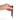 Hand holding the Ooze ConNectar by Stache - 510 Thread Dab Straw Vape Pen Attachment, shown upright against a white background with its red battery tube and black straw attachment visible