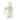 Front-facing shot of a clear Milkyway Universe Ash Catcher with frosted horizontal striping and a side joint against a white background