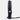 Front view of the Honeybird Classic Cannaster with a black finish and attached lanyard, angled slightly against a neutral background.