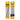 Front-facing product box shot showing two yellow Ooze ConNectar by Stache - 510 Thread Dab Straw Vape Pen Attachment packages side by side, one displaying the straw image and the other detailed usage steps against a honeycomb background.