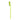 Centered front view of a lime-green Ooze ConNectar by Stache - 510 Thread Dab Straw Vape Pen Attachment against a white background
