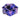 A top-down view of the Bangarang Silicone Ashtray, featuring a textured, hexagonal design in shades of purple and gray.