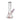 Straight-on view of the Green Flower Phoenix Star 10 Inches Beaker Bong showing a clear glass beaker base and pink-tinted downstem and bowl against a white background.