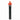 Centered front view of the Empire Glassworks Puffco Pivot Glass Mouthpiece - Transparent Red mounted on a black device against a white background.
