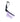 Angled top-down view of the purple Blazy Susan Fanny Pack - Purple with black zipper and branded black strap against white.