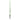 Centered front view of a pale green Pulsar RIP Silicone Dab Straw against a white background, showing its textured shaft and metal tip.