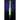 Vertical studio shot of a glowing neon green Pulsar RIP Silicone Dab Straw against a dark purple-to-black gradient background.