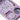 Angled close-up of the Blazy Susan Blazy Smoker's Kit showing a purple Heart Checkers tray, matching grinder, glass ashtray, and rolling tool in patterned packaging