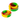 A top-down view of the Silicone Non-Stick Stash Container, showing the colorful, empty container against a plain white background.