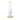 Front view of the Matrix Percolator Rig, a clear glass water pipe with a green base and multiple diffusion chambers visible within.