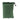 Front view of the 11" Storage Pouch with Zipper and Drawstring, showing a closed, dark green pouch with a drawstring closure.