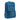 Front view of the Traveler Smell Proof Backpack, a dark blue bag with multiple zippered compartments and a textured fabric surface.