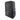 Side view of the Traveler Smell Proof Backpack, a black backpack with multiple zipper compartments and a textured fabric surface.