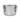 Front view of the CVault Storage Case, a silver, cylindrical container with a tight-fitting lid.